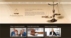 Desktop Screenshot of hoffmann-harwas.pl